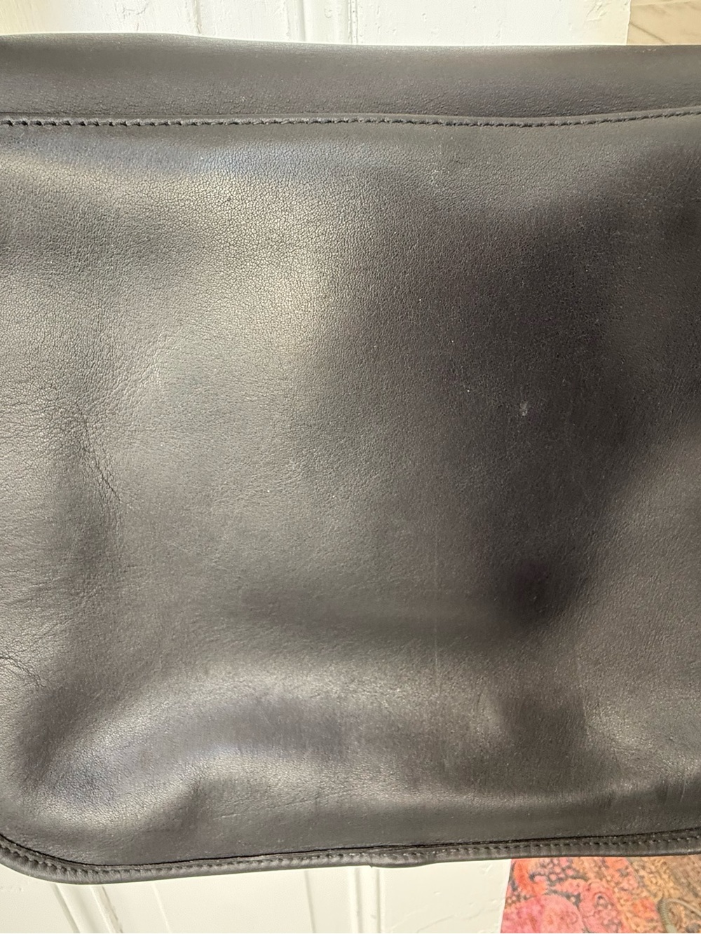 Coach Black Leather Crossbody Bag with Gold Hardware - Picture 14 of 16